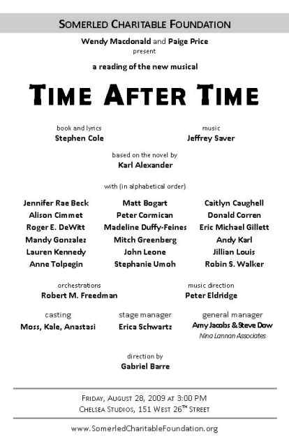Time After Time program